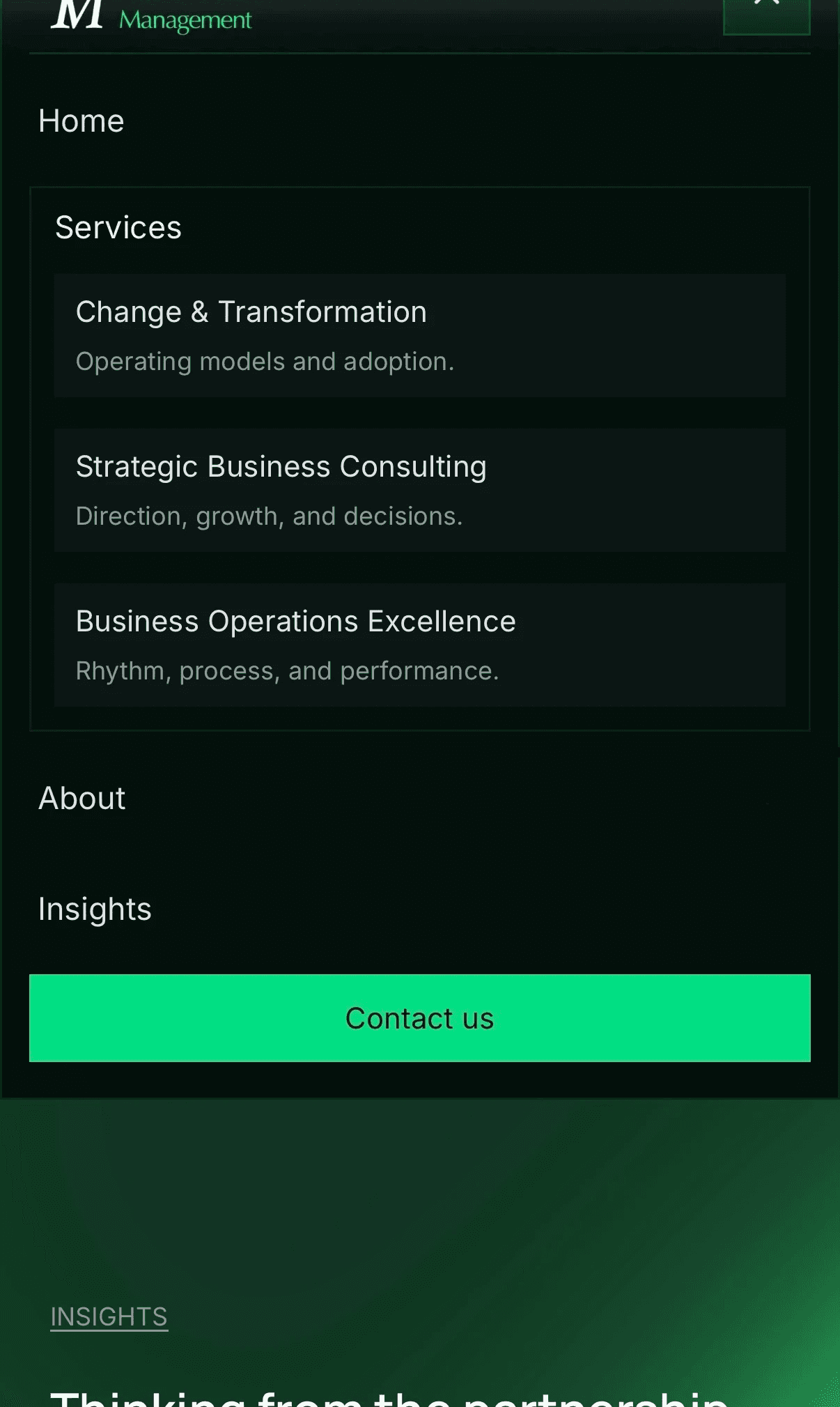 Holistic Transformation Management