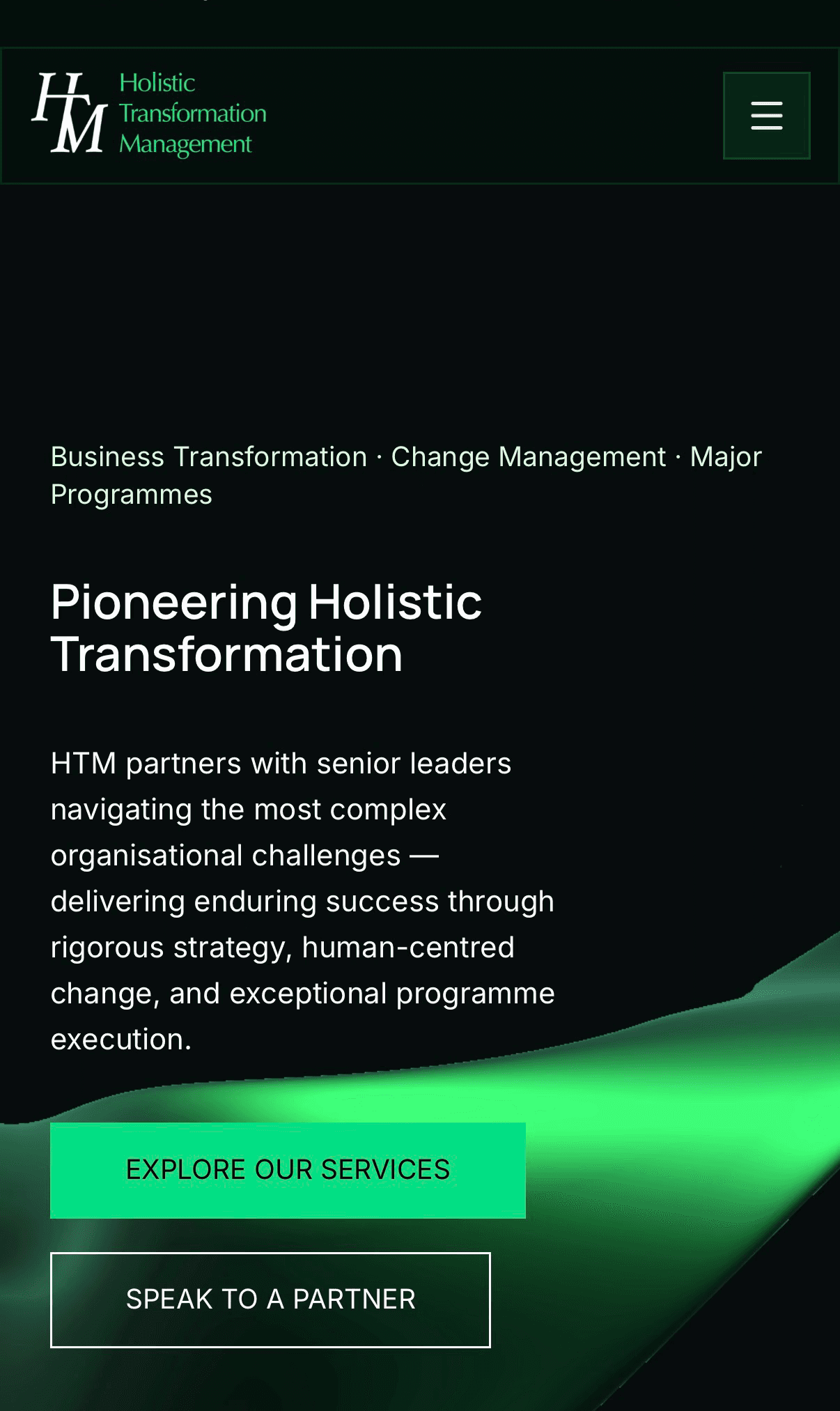 Holistic Transformation Management